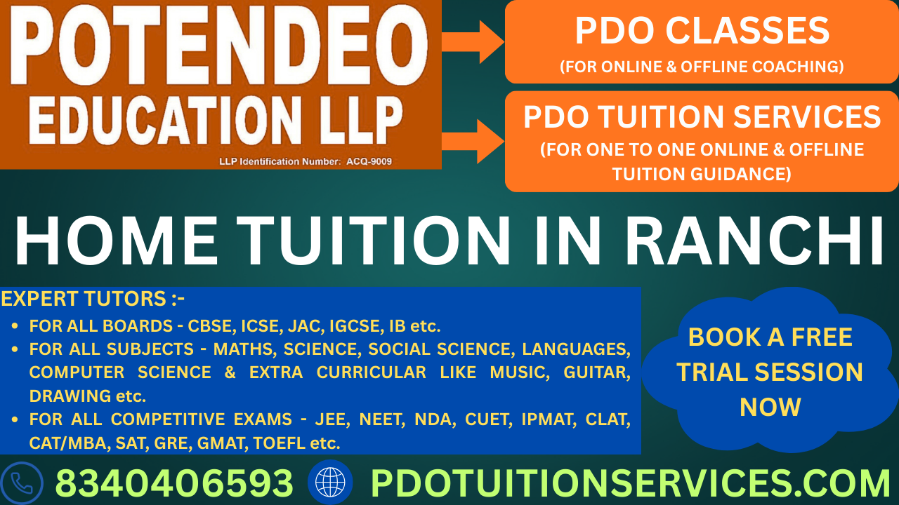BEST HOME TUITION IN RANCHI